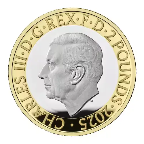 2025 HMS Belfast Coin Obverse Design