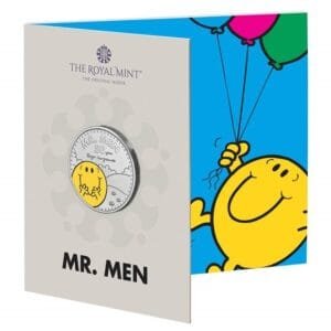 Mr. Happy £5 Brilliant Uncirculated Coloured Coin